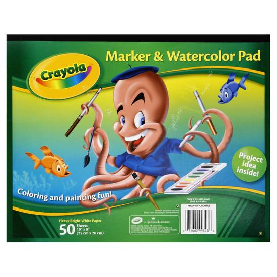 Crayola Marker and Watercolor Pad