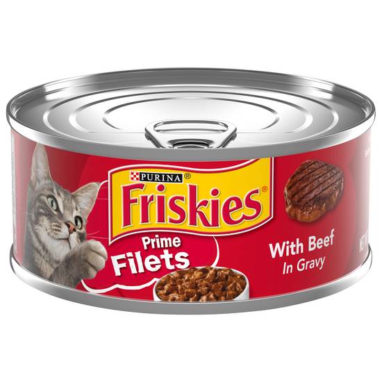 Friskies Purina Prime Filets in Gravy Wet Cat Food (beef)