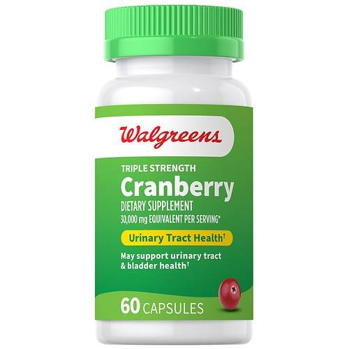 Walgreens Cranberry Triple Strength Capsules - 60.0 ea