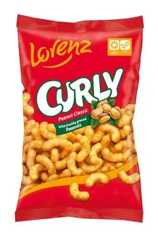 Chrupki orzechowe Curly Lorenz 120 g