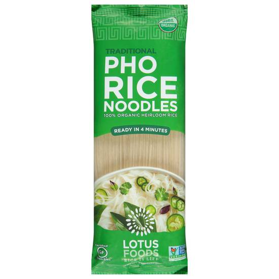 Lotus Foods Traditional Pho Rice Noodles