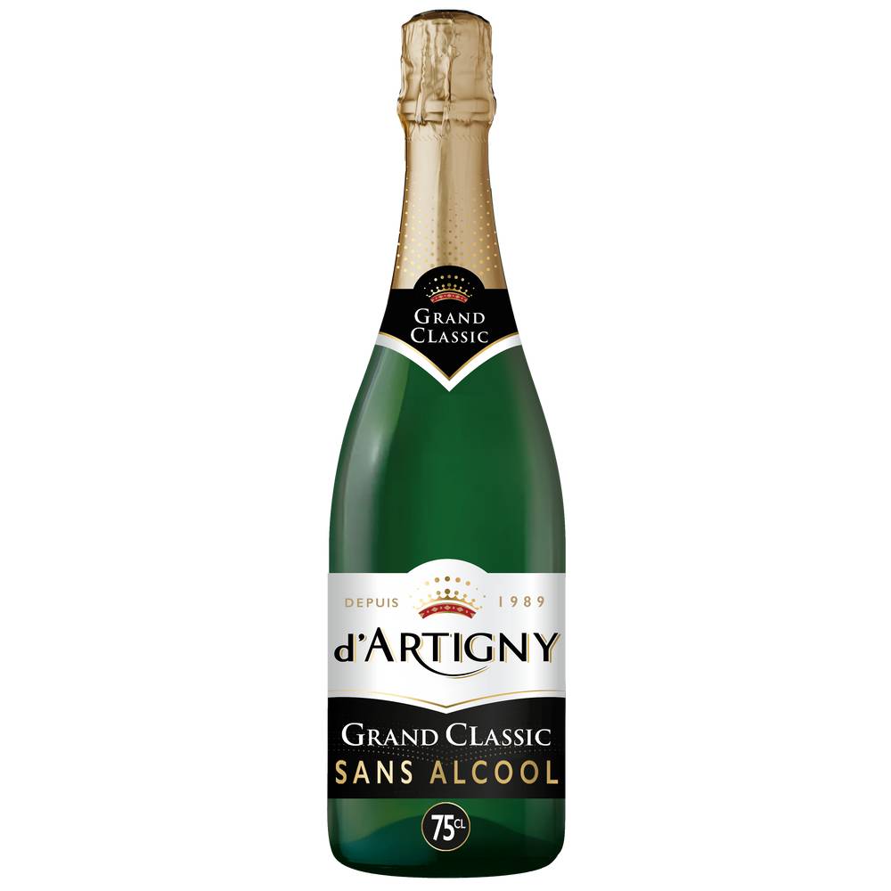 D'Artigny - Cocktail pétillant grand classic sans alcool (750 ml) (750ml)