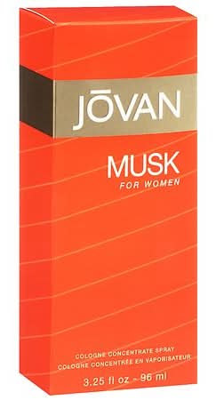 Jovan Musk Eau De Cologne Concentrate Spray For Women (3.25 fl oz)
