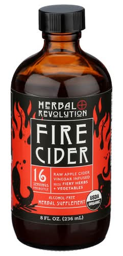 Herbal Revolution Fire Cider Organic Supplement Tonic (8 fl oz)
