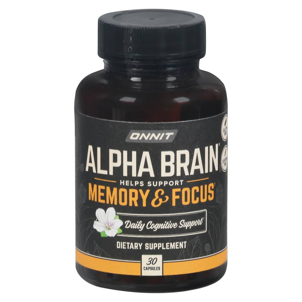 Onnit Alpha Brain Memory & Focus Capsules (30 ct)