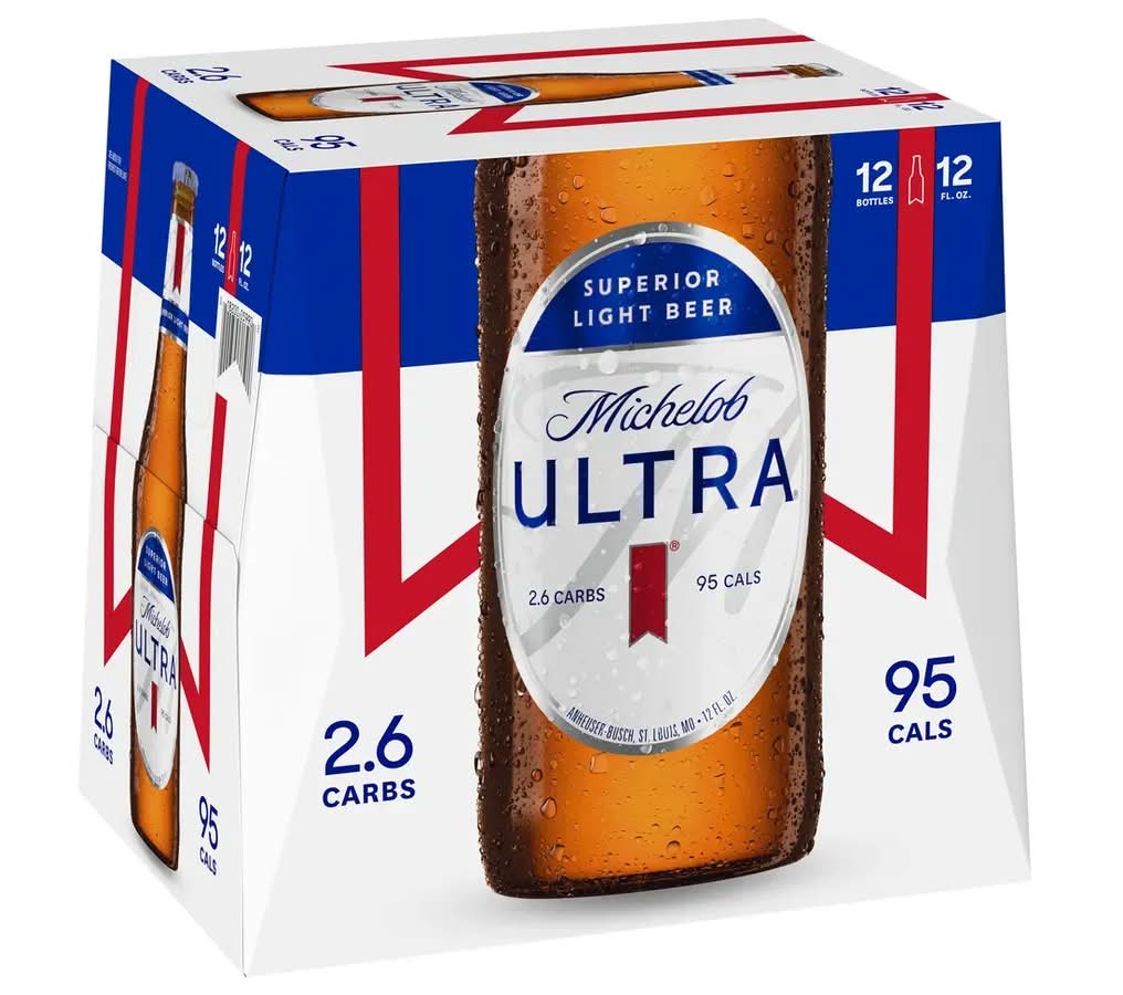 Michelob Ultra Superior Light Beer - 12 Pack