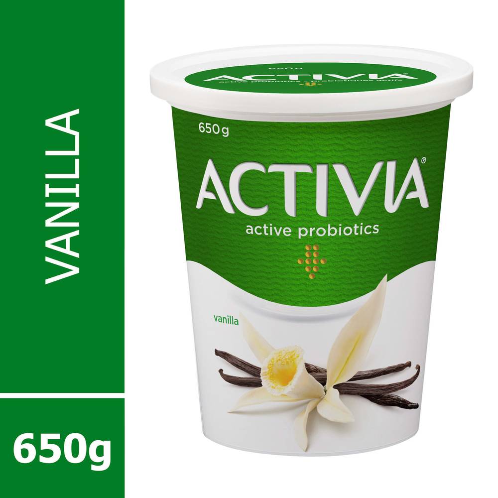 Activia Vanilla Flavour Probiotic Yogurt (650 g)