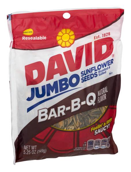 David Jumbo Bar-B-Q Sunflower Seeds