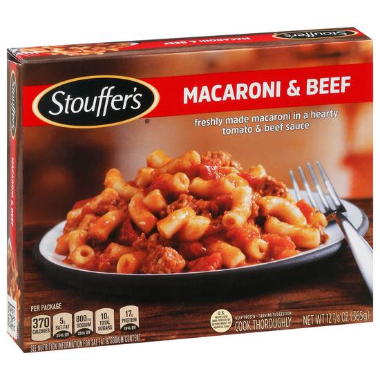 Stouffer's Macaroni and Beef Meal