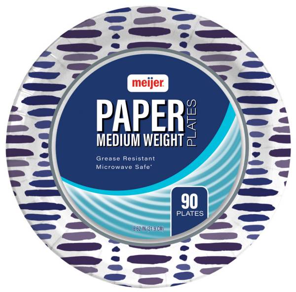 Meijer 8-5/8'' Paper Plates