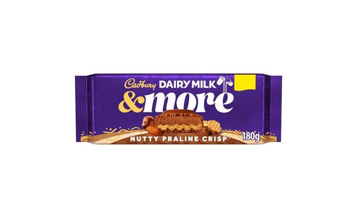 Cadbury Dairy Milk More Nutty Pra Crisp 180g (406697)