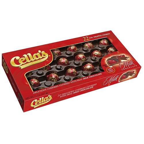 Order Cella's Valentine's Milk Chocolate Covered Cherries - 11.0 oz food online from Walgreens store, Pasadena on bringmethat.com