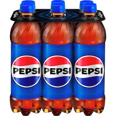 Pepsi soda au cola - cola soda (6 pièces, 710 ml)