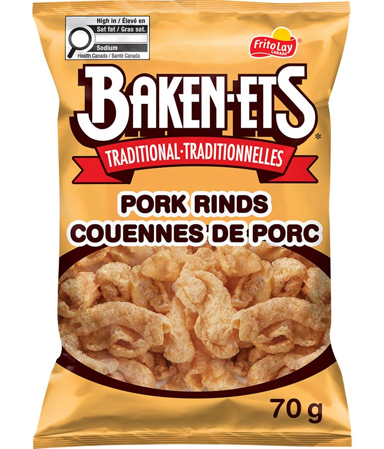 Baken-ets pork rinds traditional smoked - pork rinds traditional smoked (70g)