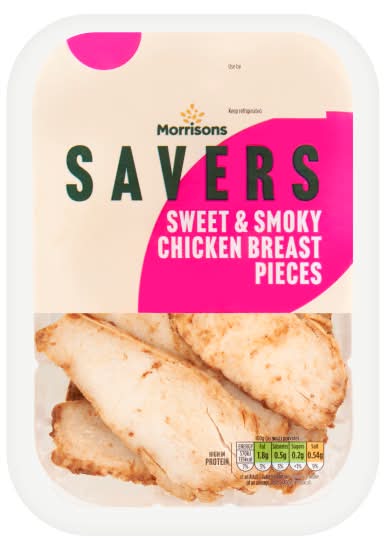 Morrisons Savers Sweet & Smoky Chicken Pieces (210g)