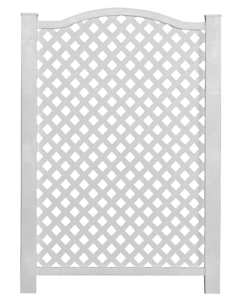Freedom Foods Grab and Go 32-in W x 46-in H White Vinyl/Polyresin Outdoor Privacy Screen