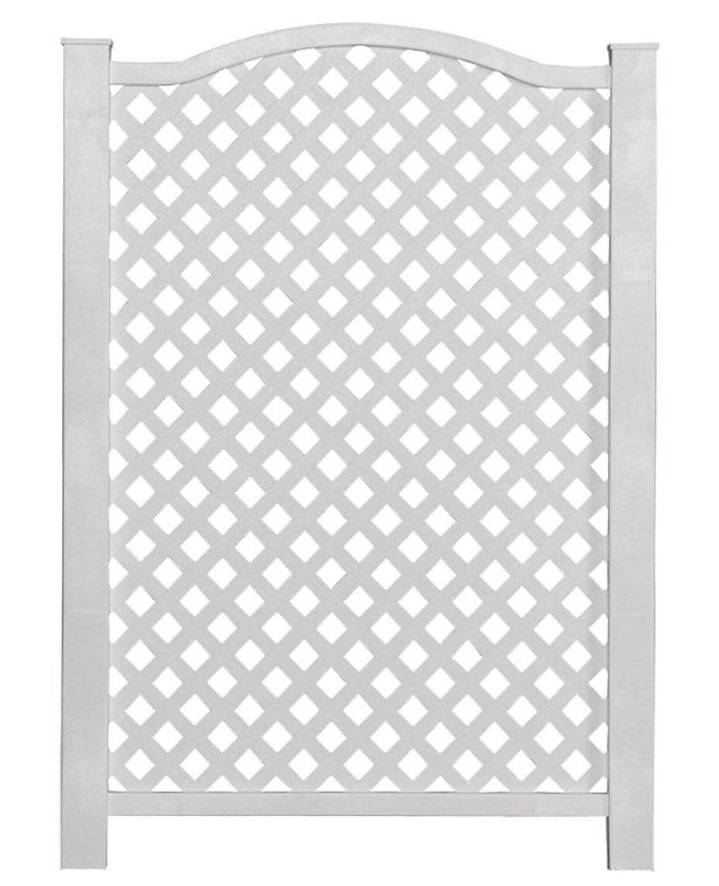 Freedom Grab and Go 32-in W x 46-in H White Vinyl/Polyresin Outdoor Privacy Screen | 73004316