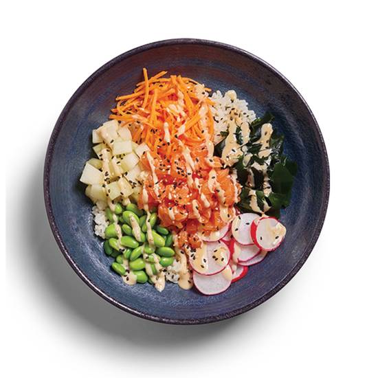243. sushi bowl salmon