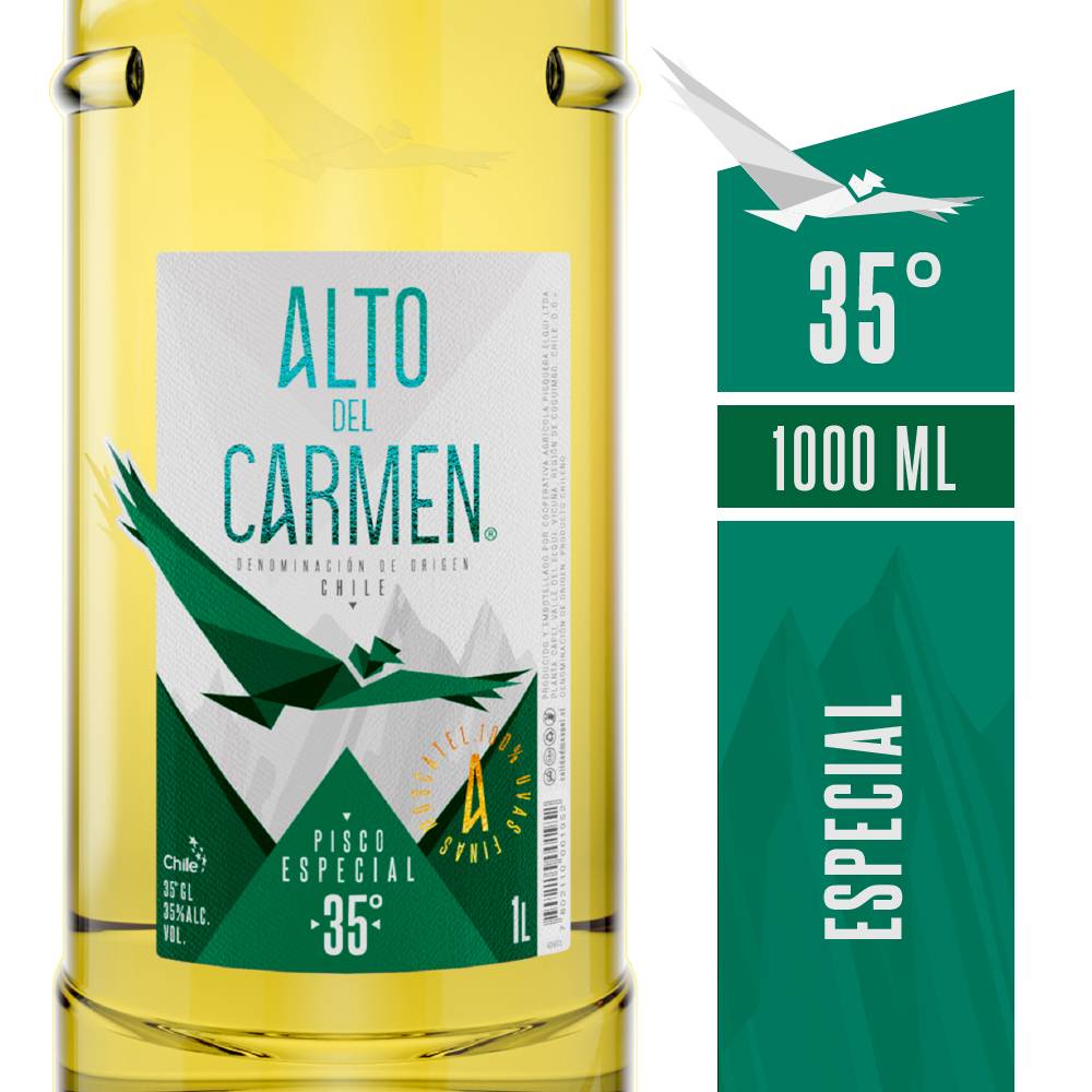 Alto del carmen pisco especial 35° (1 l)