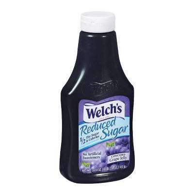Welch's Reduced Sugar Squeezable Concord Grape Jelly (17 oz)