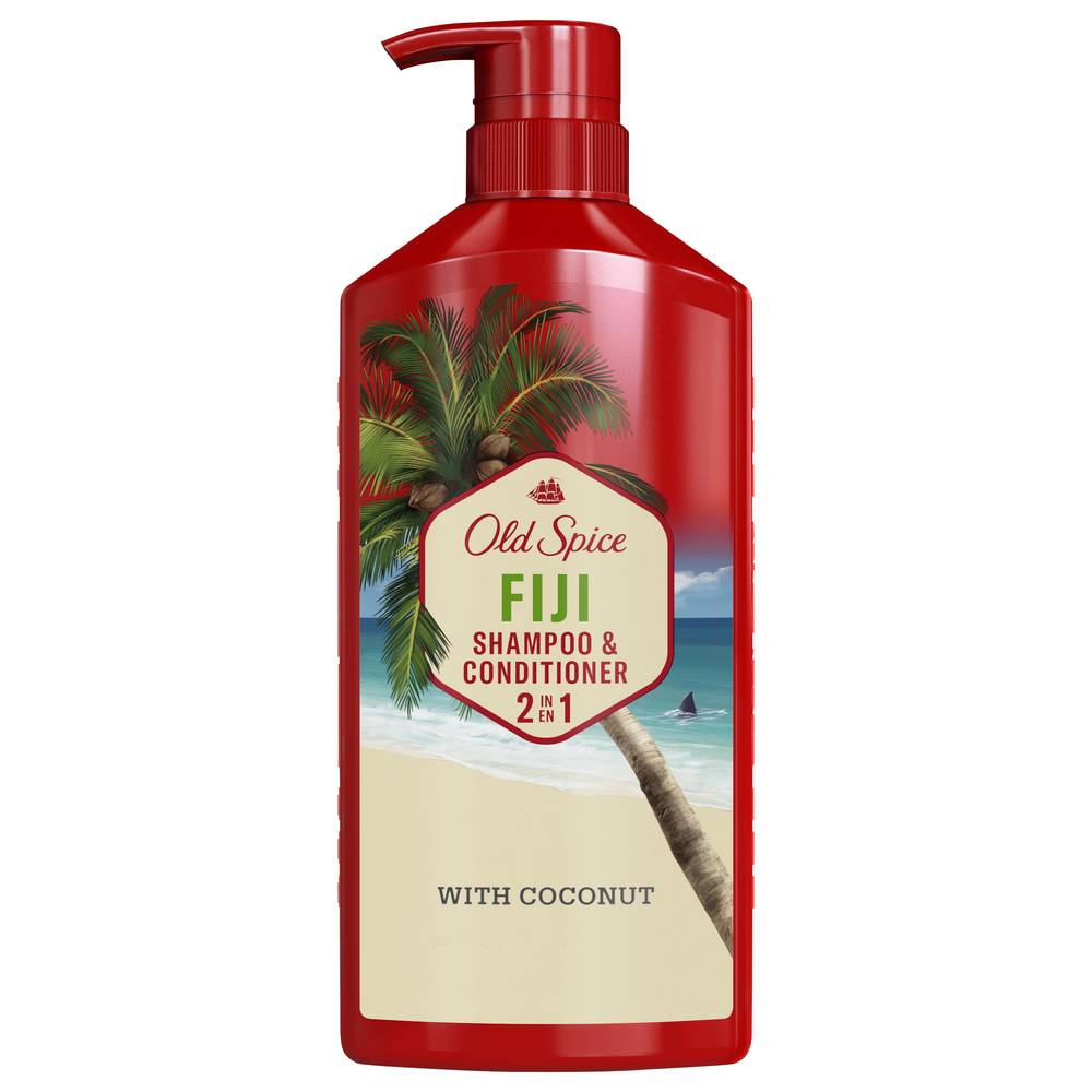 Old Spice Fiji With Coconut 2 in 1 Shampoo & Conditioner (21.9 fl oz)