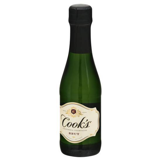 Cook's California Champagne Brut Wine (187 ml)