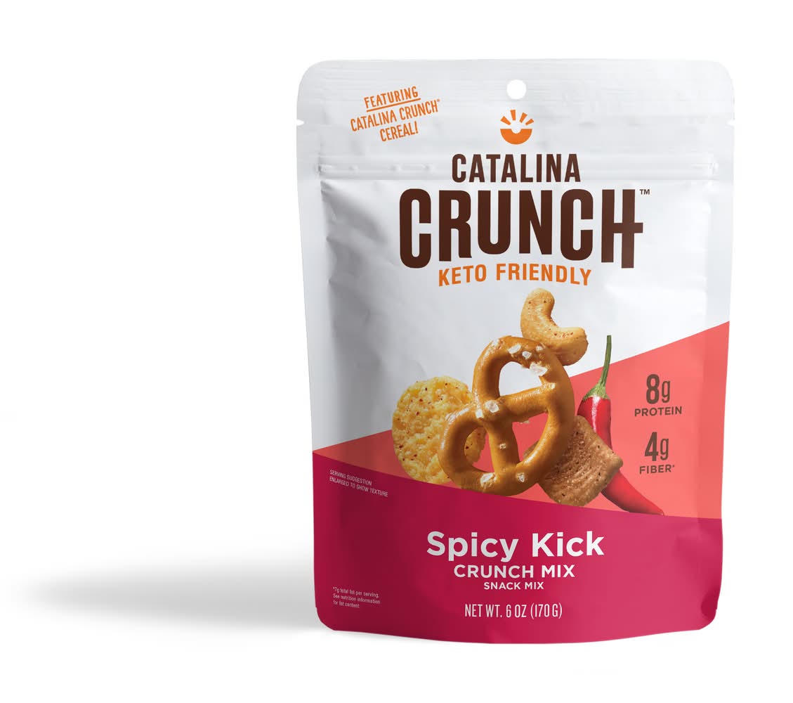Catalina Crunch Keto Friendly Crunch Snack Mix, Spicy Kick (6 oz)