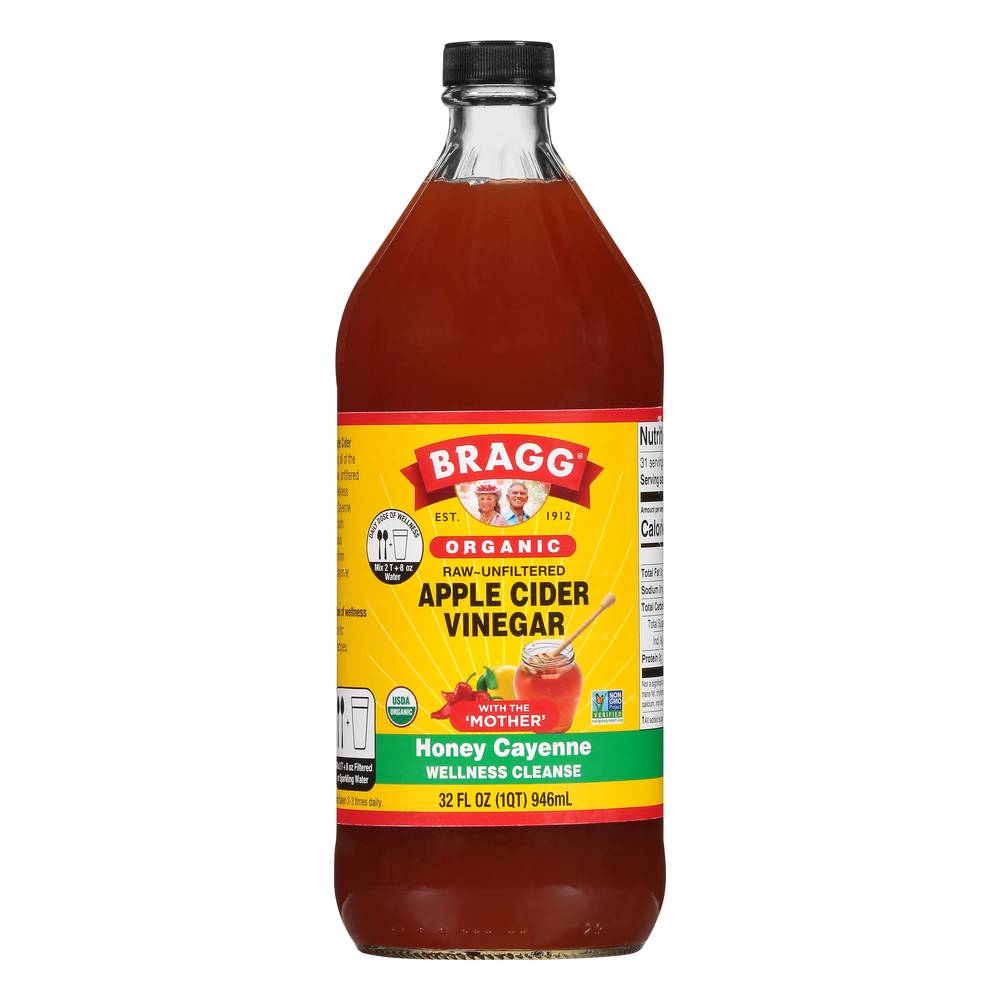 Bragg Organic Raw Apple Cider Vinegar Honey Cayenne (32 fl oz)