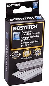 Bostitch Premium 1/4 Length Standard Staples, Full Strip, 5000/Box (SBS191/4CPR)