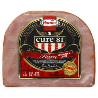 Hormel Cure 81 Small Quarter Ham Sliced