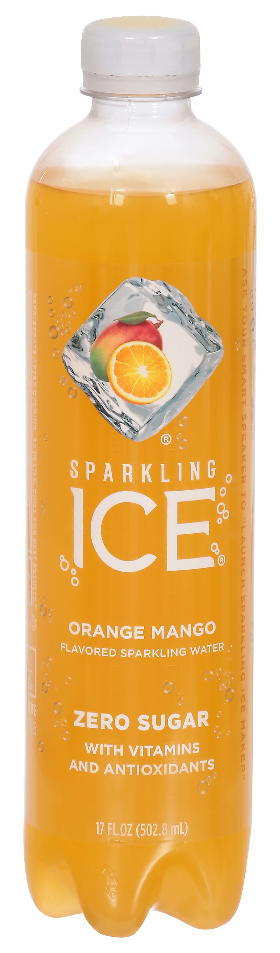 Sparkling Ice Zero Sugar Sparkling Water, Orange Mango (17 fl oz)