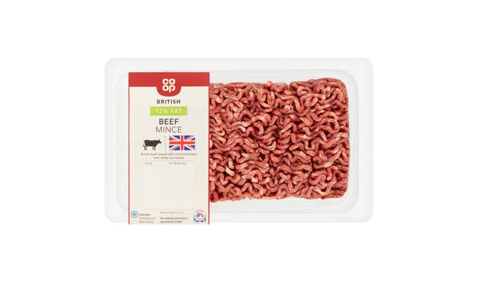 Co-op British Beef Mince 450g