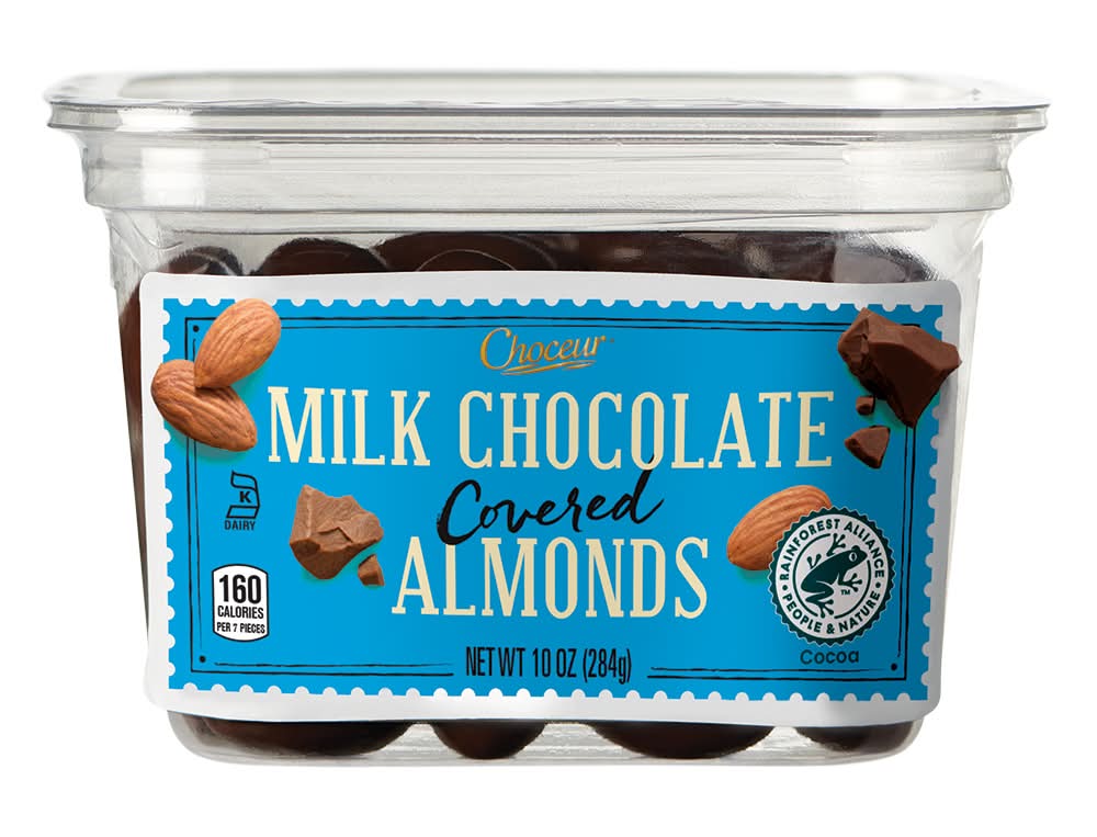 Choceur Milk Chocolate Covered Almonds (10 oz)
