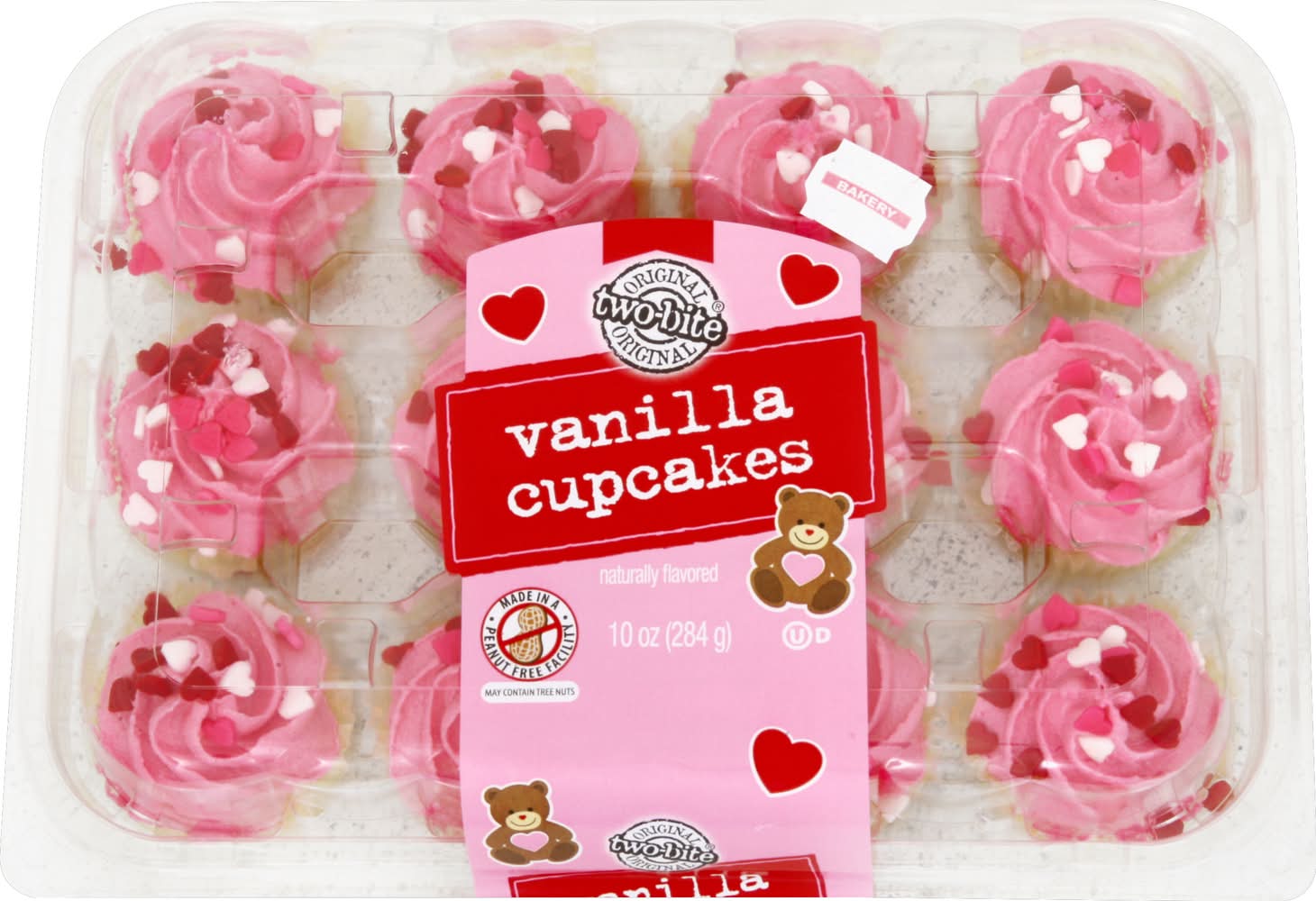 Two-Bite Cupcakes, Vanilla (10 oz, 10 ct)