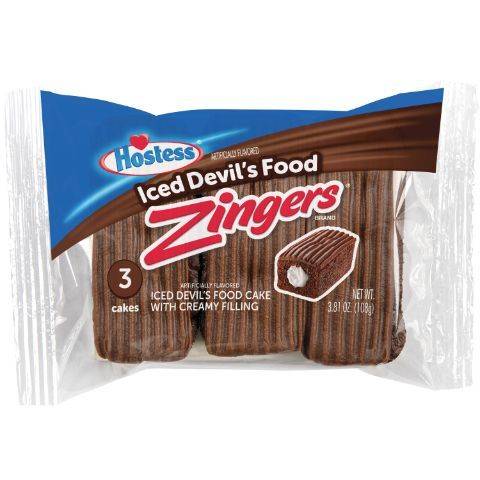 Hostess Chocolate Zingers Devil's Food 3 Count