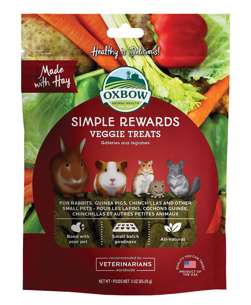 Oxbow Simple Rewards Small Animal Veggie Treats (2 oz)