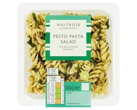 Waitrose & Partners Pesto Pasta Salad In a Basil Pesto Dressing 190g