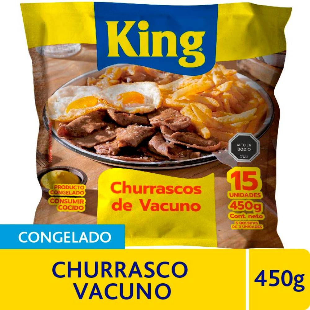 King churrasco vacuno (15 un)