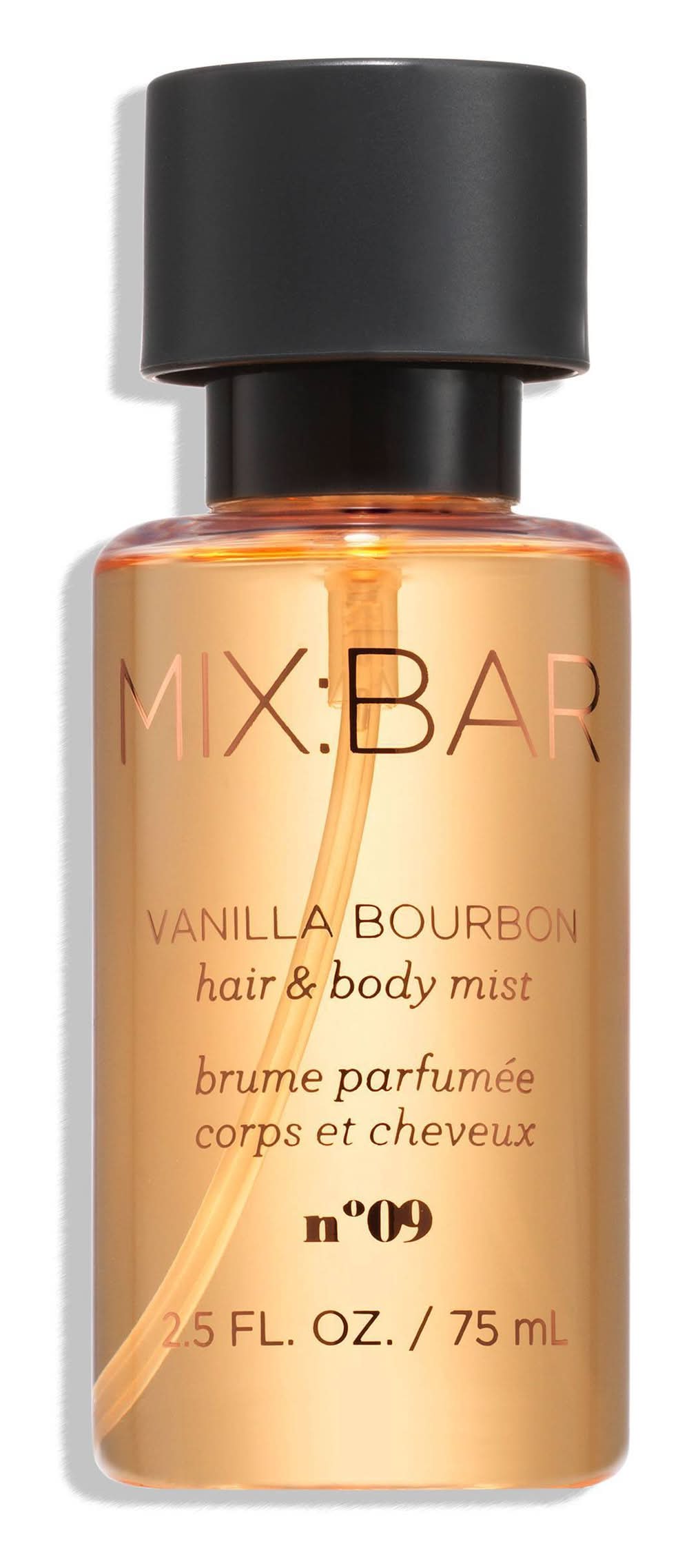 Mix:Bar Mini Hair & Body Mist Perfume, Vanilla-Bourbon (2.5 fl oz)