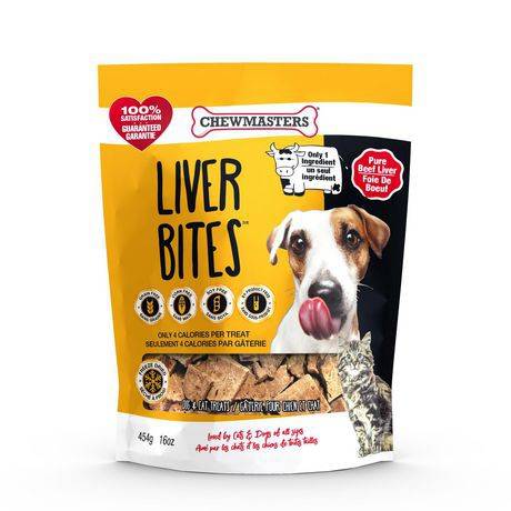 Chewmasters Pure Beef Liver Bites (454 g)