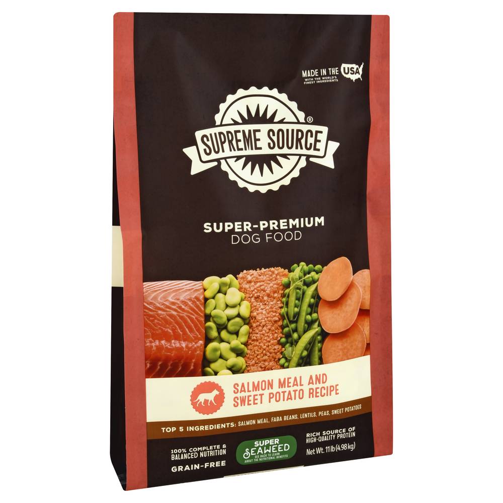 Supreme Source Super-Premium Salmon Meal & Sweet Potato Recipe Dog Food (11 lbs)