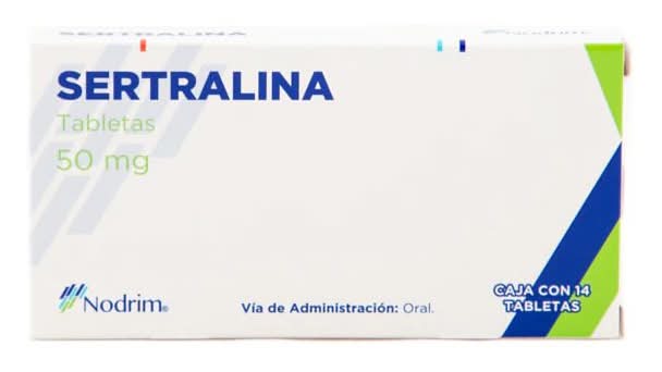 Nodrim · Sertralina tabletas 50 mg (14 un)