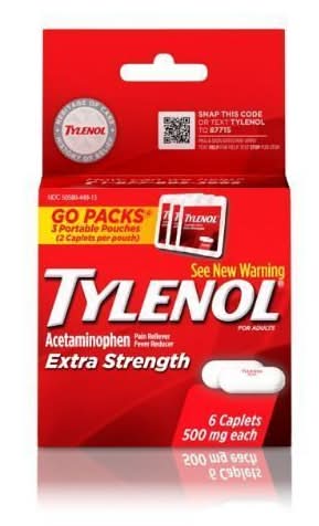 Tylenol Extra Strength Caplets 6 Count