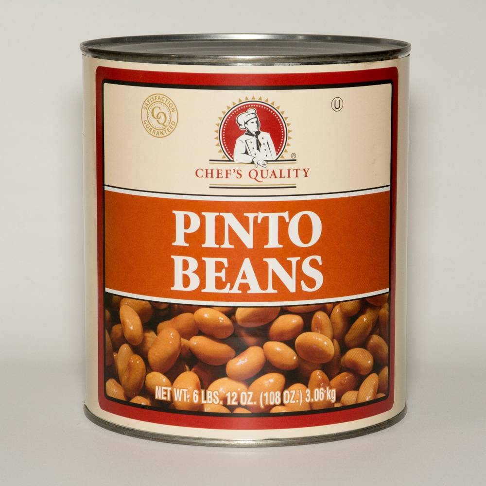 Chef's Quality - Pinto Beans - 6 lb Can (6 Units per Case)