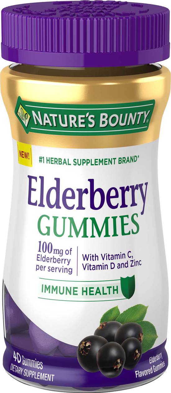 Nature's Bounty Gummies Immune Health (elderberry)