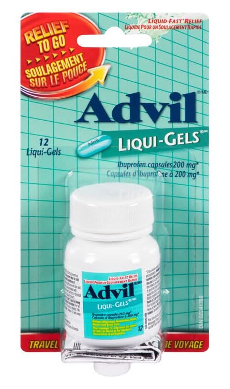 Advil Liqui Gels Relief To Go 12-Pack