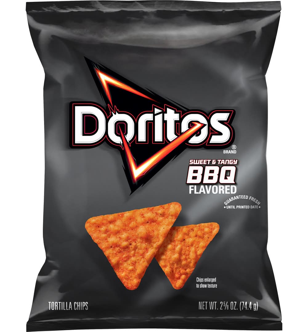 Doritos Tortilla Chips, Bbq (2.62 oz)
