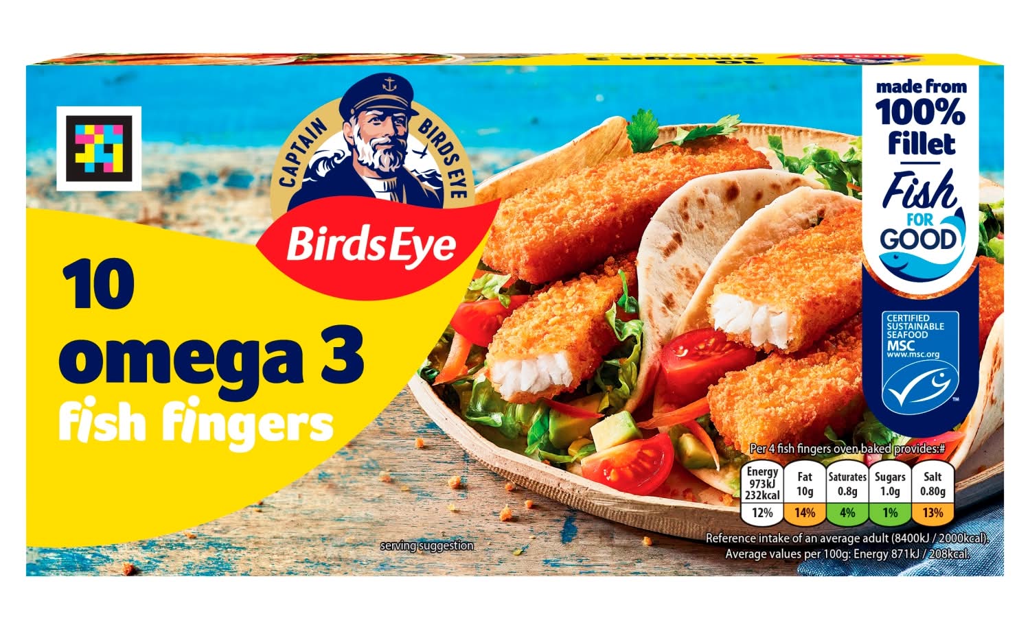 Birds Eye Omega 3 Fish Fingers (10 pack)