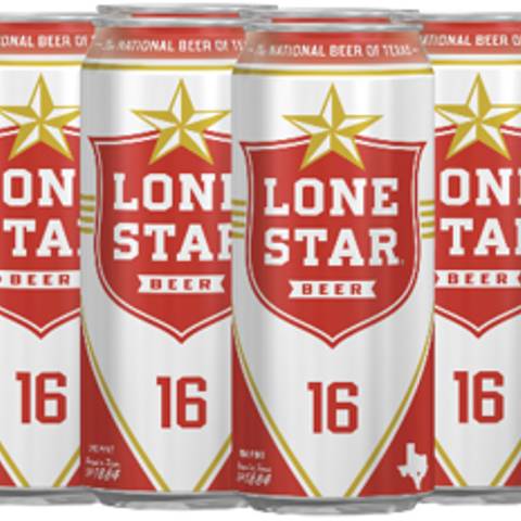 Lone Star Lager Beer (6 x 16 fl oz)