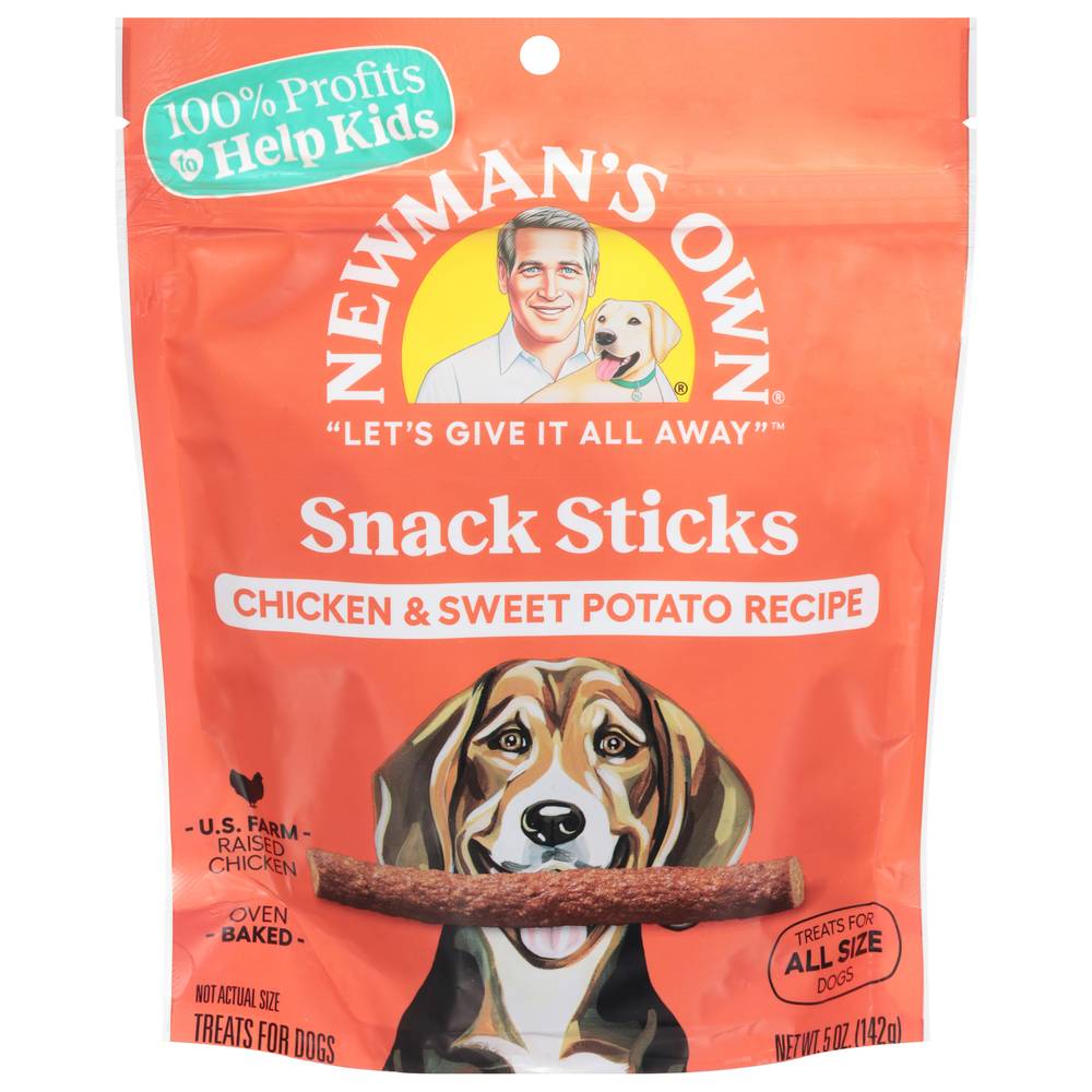 Newman's Own Chicken & Sweet Potato Dog Snack Sticks (5 oz)